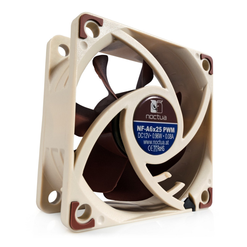 Вентилятор для Корпуса Noctua NF-A6X25 PWM 60mm 3000rpm 60mm Цвет:белый