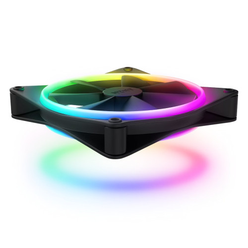 Вентилятор для Корпуса NZXT F140 RGB Duo 140mm Dual-Sided RGB Fan черный