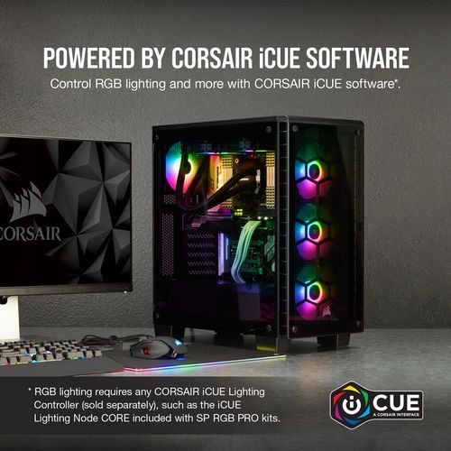 Вентилятор для Корпуса Corsair iCUE SP140 RGB PRO Performance 140mm Цвет: