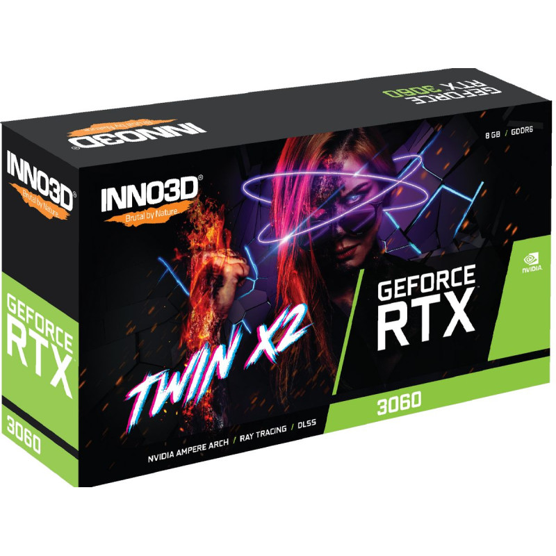 Video Card Inno3D GEFORCE RTX 3060 8GB TWIN X2