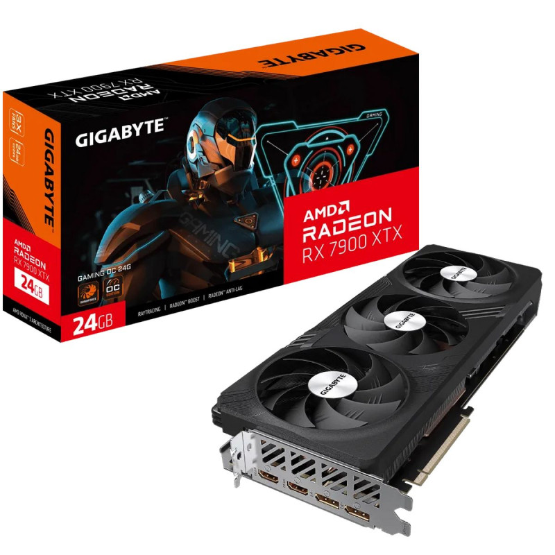 Video Card Gigabyte Radeon RX 7900 XTX GAMING OC 24G GV-R79XTXGAMING OC-24GD