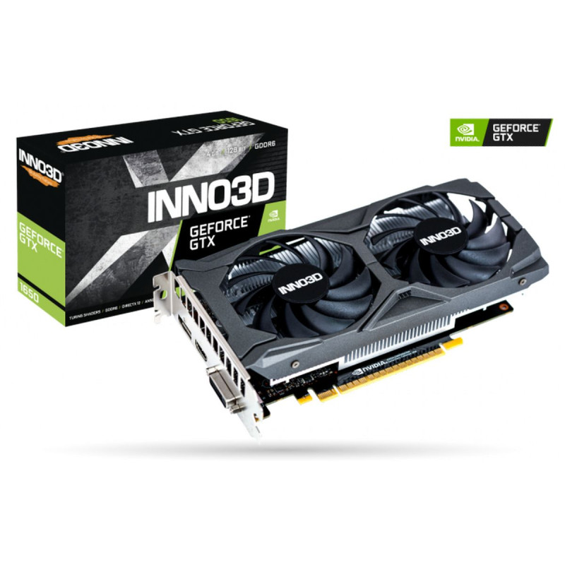 Video Card Inno3D GEFORCE GTX 1650 GDDR6 TWIN X2 OC V2 N16502-04D6X-1720VA30