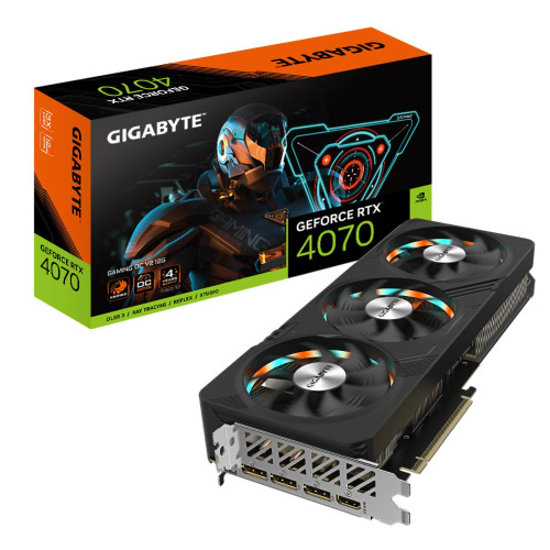 כרטיס מסך Gigabyte GeForce RTX 4070 GAMING OC V2 12G GV-N4070GAMING OCV2-12GD