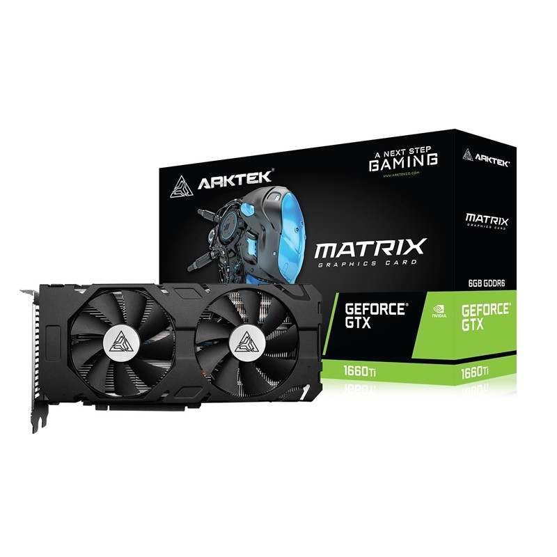 ВидеоКарта ARKTEK MATRIX GTX 1660 Ti 6GB AKN1660TID6S6GH1