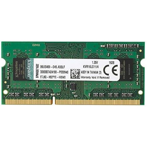 Предзаказ (~ 25 дней): SODIMM-память Kingston 4GB DDR3L 1600Mhz 1.35V