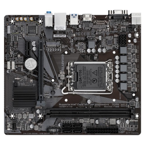 לוח אם Gigabyte H610M H V2 DDR5 Micro ATX LGA1700..