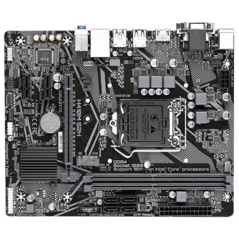 Материнская Плата Gigabyte H410M S2H DDR4 Micro ATX LGA1200