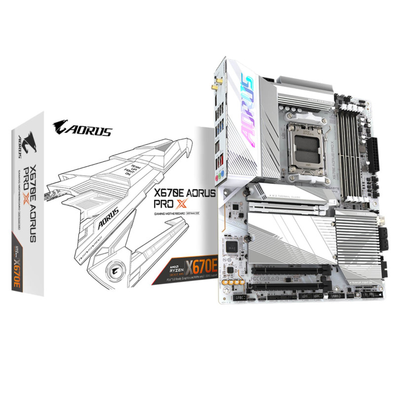 Материнская Плата Gigabyte X670E AORUS PRO X DDR5 ATX AM5