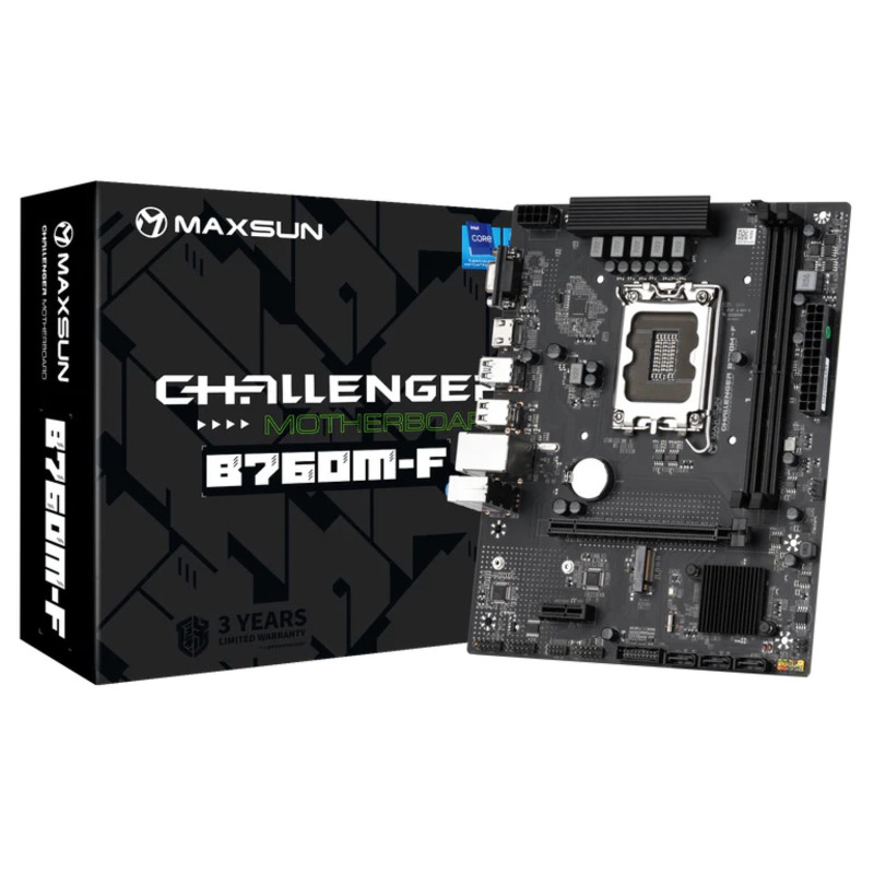 Motherboard MAXSUN Challenger B760M-F DDR4 Micro ATX LGA1700