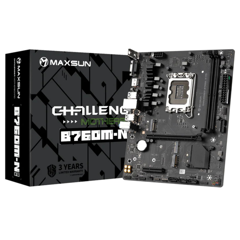 Motherboard MAXSUN Challenger B760M-N D5 DDR5 Micro ATX LGA1700