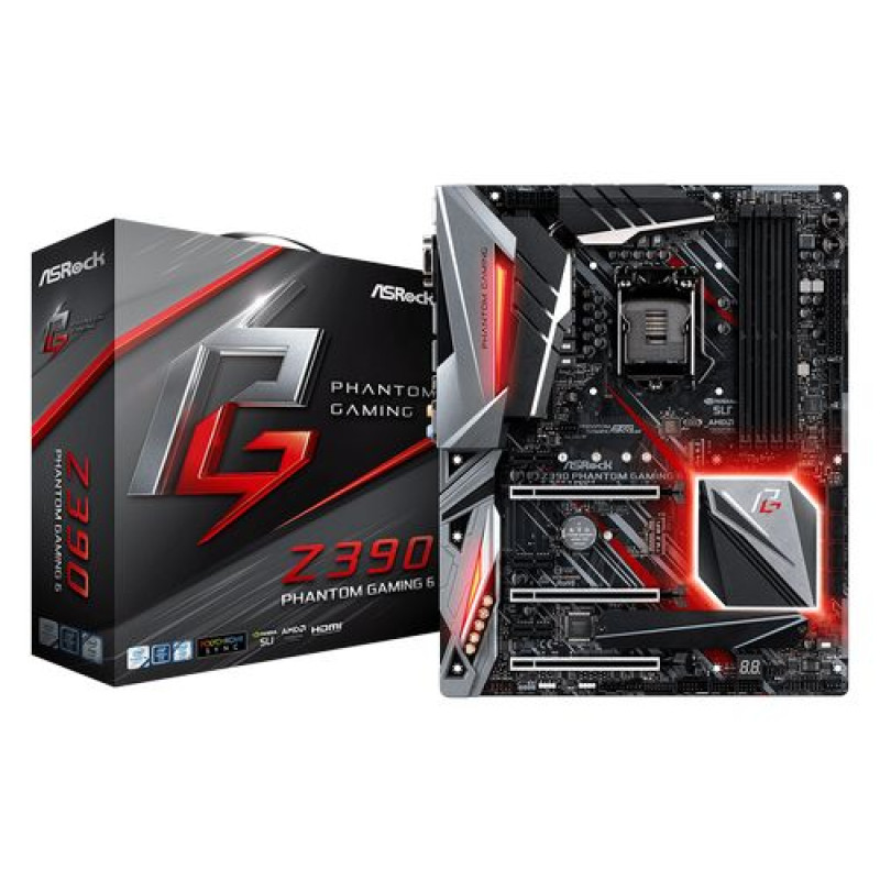 Материнская Плата ASRock Z390 Phantom Gaming 6 DDR4 ATX LGA1151