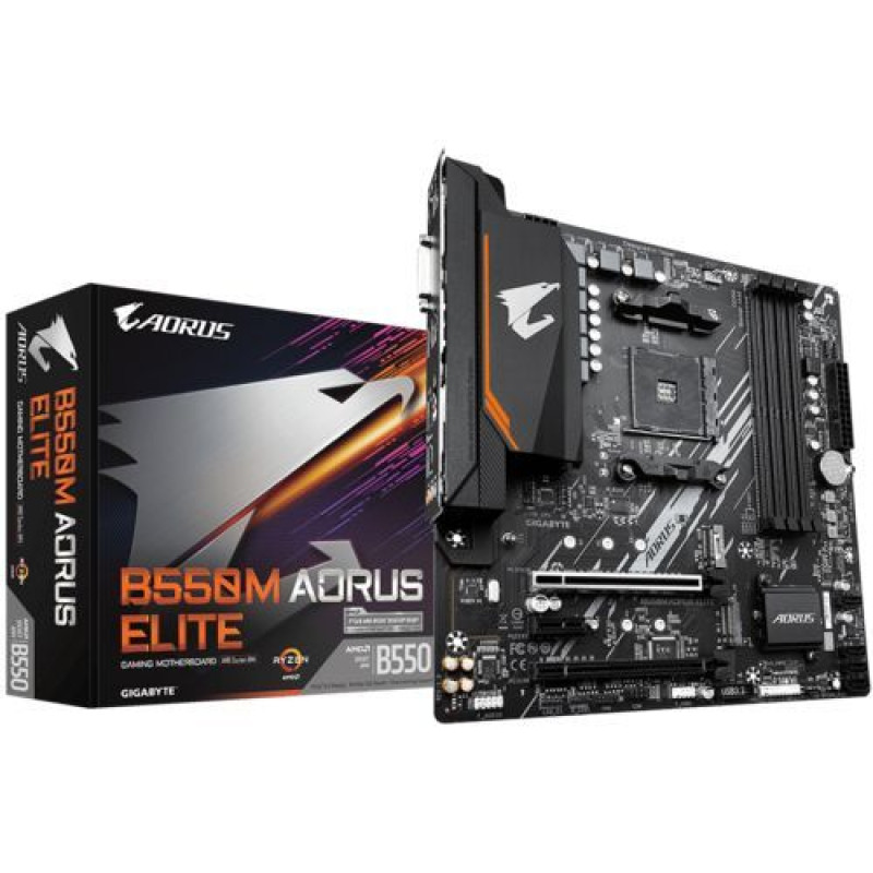 Материнская Плата Gigabyte B550M AORUS ELITE DDR4 Micro ATX AM4