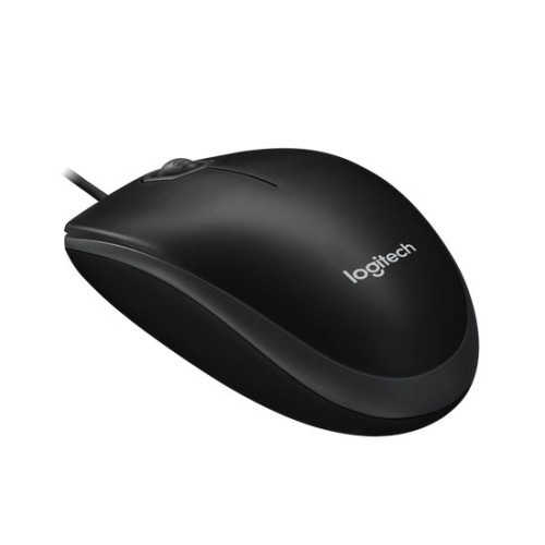 Wired Mouse Logitech B100 Color: black..