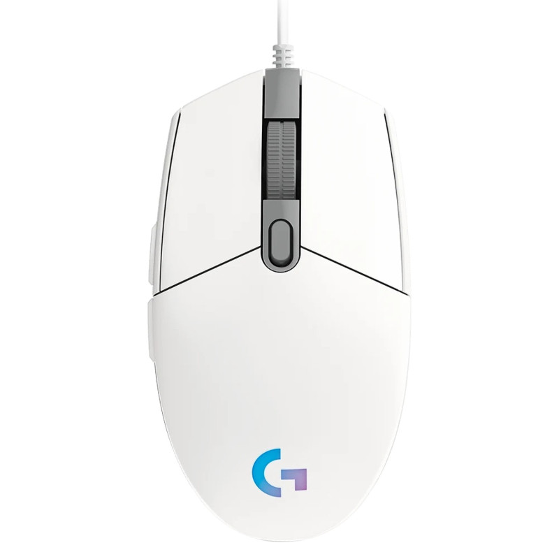 Gaming Mouse Logitech G102 LIGHTSYNC white