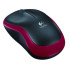 Wireless Mouse Logitech M185 red