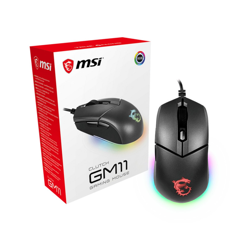 Игровая Мышь MSI CLUTCH GM11 Цвет:черный