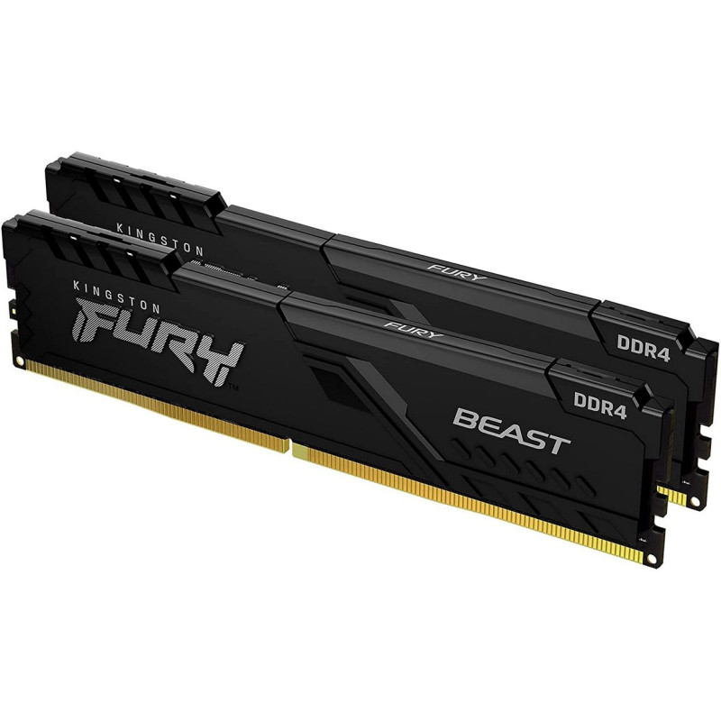 Desktop Memory DRAM Kingston Fury Beast KF436C18BBK2/32 KIT 32GB (2x16GB) DDR4