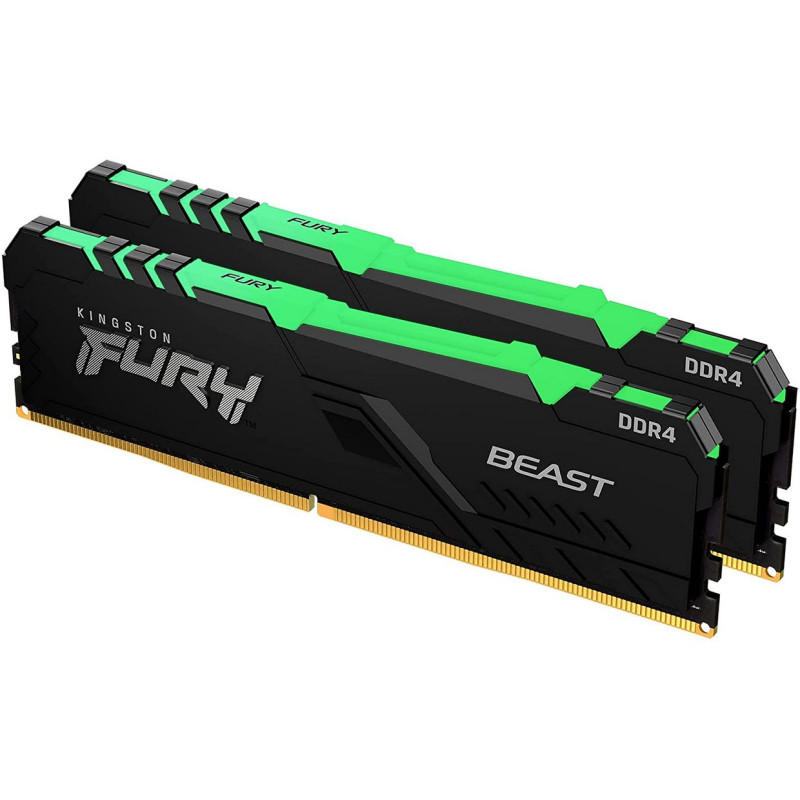 Оперативная память DRAM Kingston FURY Beast RGB KF432C16BBAK2/32 KIT 32GB