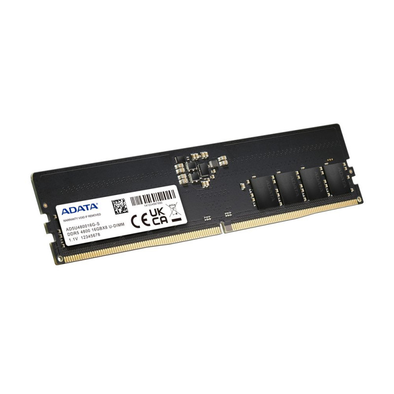 Desktop Memory DRAM Adata AD5U48008G-S 8GB DDR5 4800MHz Color:black