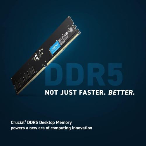 Оперативная память DRAM Crucial 16GB DDR5 5600Mhz Цвет: черный