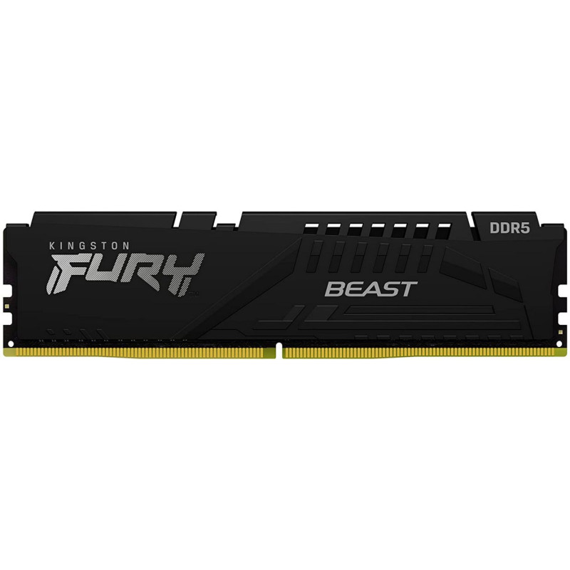 Desktop Memory DRAM Kingston Fury Beast 16GB DDR5 6000Mhz CL40 Color: black..