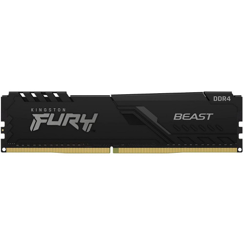 Оперативная память DRAM Kingston Fury Beast 16GB DDR4 3600Mhz CL18 Цвет: черный...