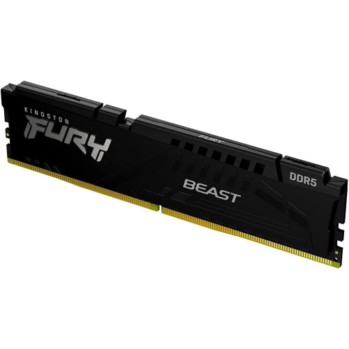 Desktop Memory DRAM Kingston Fury Beast 16GB DDR5 5600Mhz CL40 Color: black