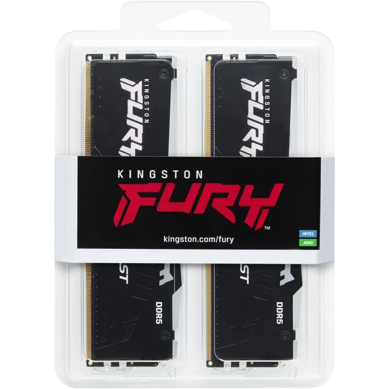 Desktop Memory DRAM Kingston Fury Beast RGB black KF560C30BBAK2-32 KIT 32GB..