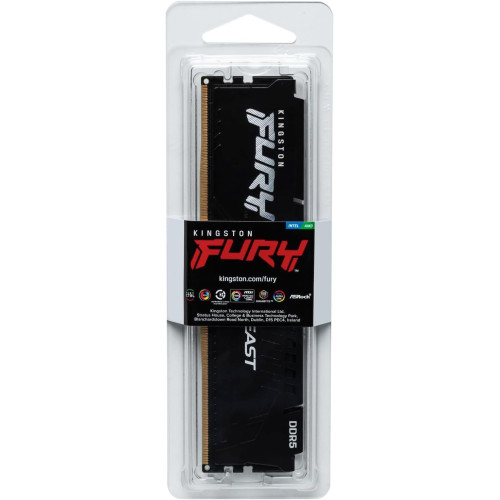 זיכרון לנייח DRAM Kingston Fury Beast KF560C30BB-16 16GB DDR5 6000MHz CL30 צבע