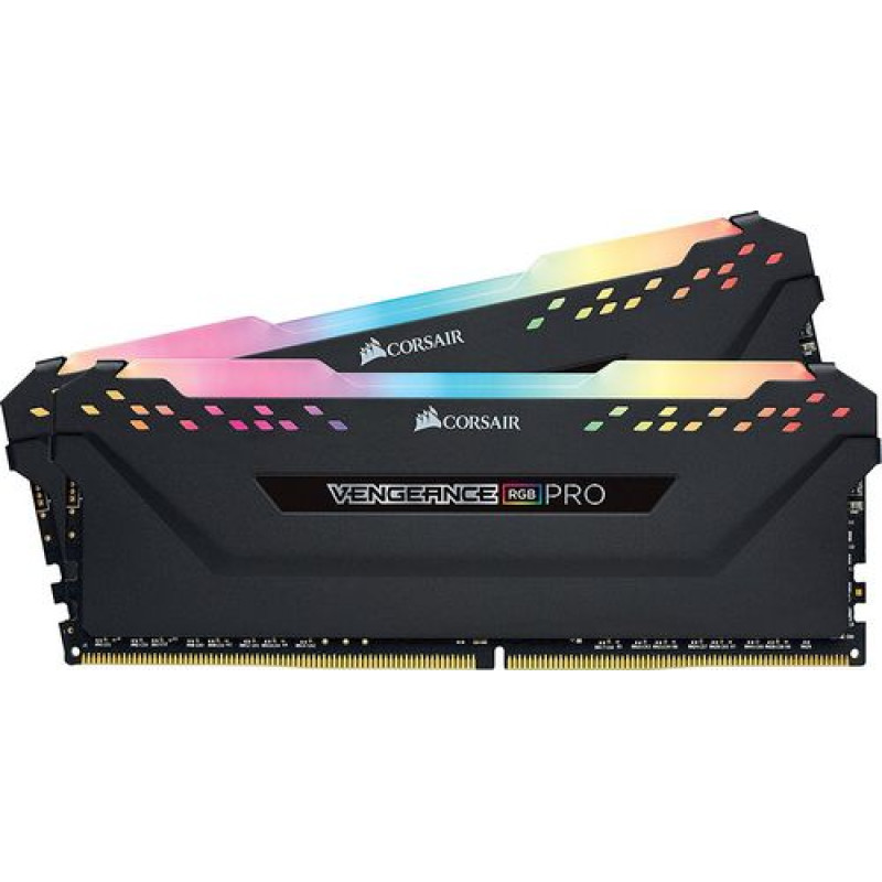 Оперативная память DRAM Corsair VENGEANCE RGB PRO CMW16GX4M2C3200C16 KIT 16GB