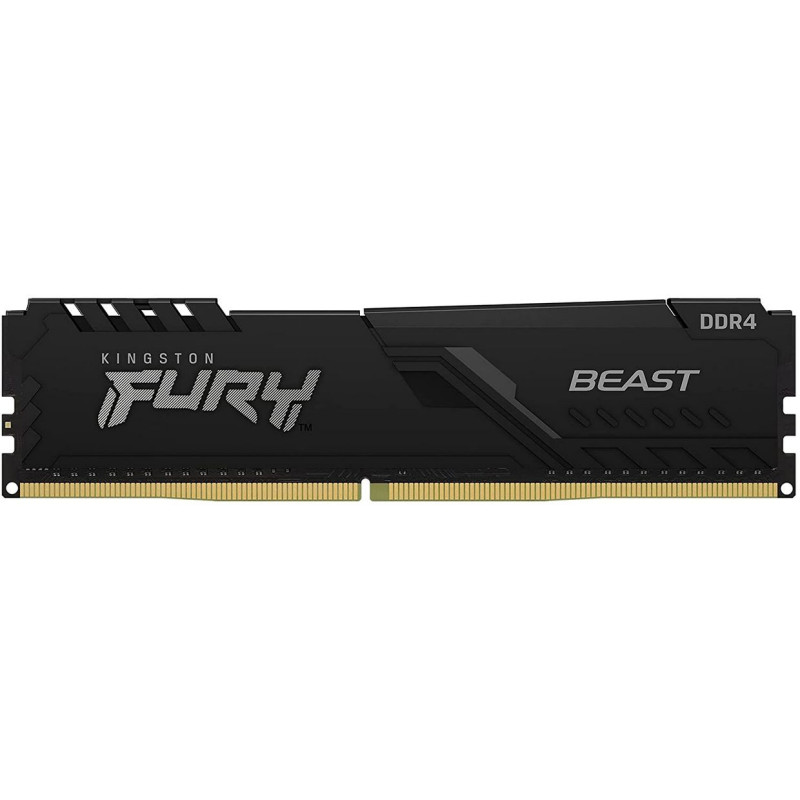 Оперативная память DRAM Kingston Fury Beast 16GB DDR4 3200Mhz CL16 Цвет: черный