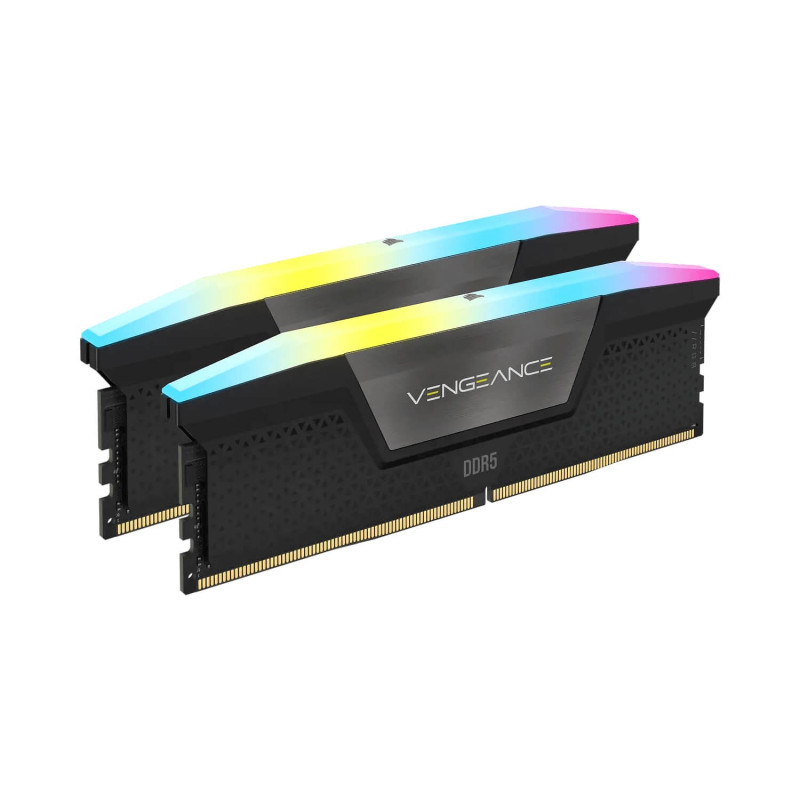 Оперативная память DRAM Corsair VENGEANCE RGB 64GB (2x32GB) DDR5 DRAM 6400MT/s