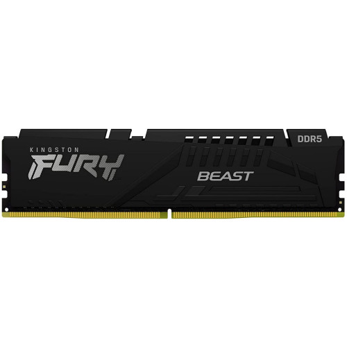 Оперативная память DRAM Kingston Fury Beast 16GB DDR5 4800Mhz CL38 Цвет: черный