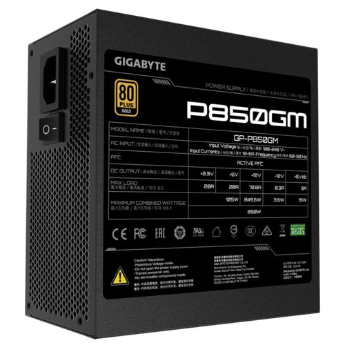 Блок Питания Gigabyte P850GM 80 PLUS Gold 850W