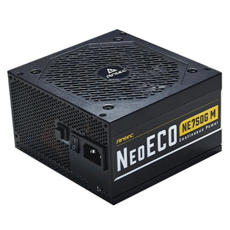 Power Supply Antec NeoECO NE750G M 0-761345-11756-2 80 PLUS Gold 750W 12V:744W