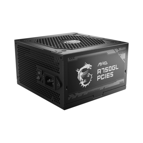 Power Supply MSI A750GL PCIE5 80 PLUS Gold 750W 12V:744W