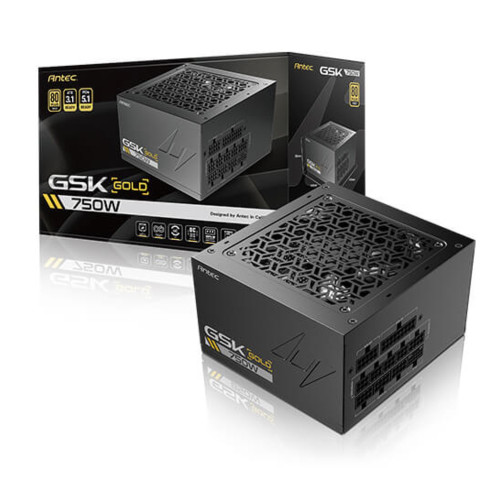 ספק כוח Antec GSK 750W ATX3.1 80+ Gold Full Modular 0-761345-20053-0 80+ Gold