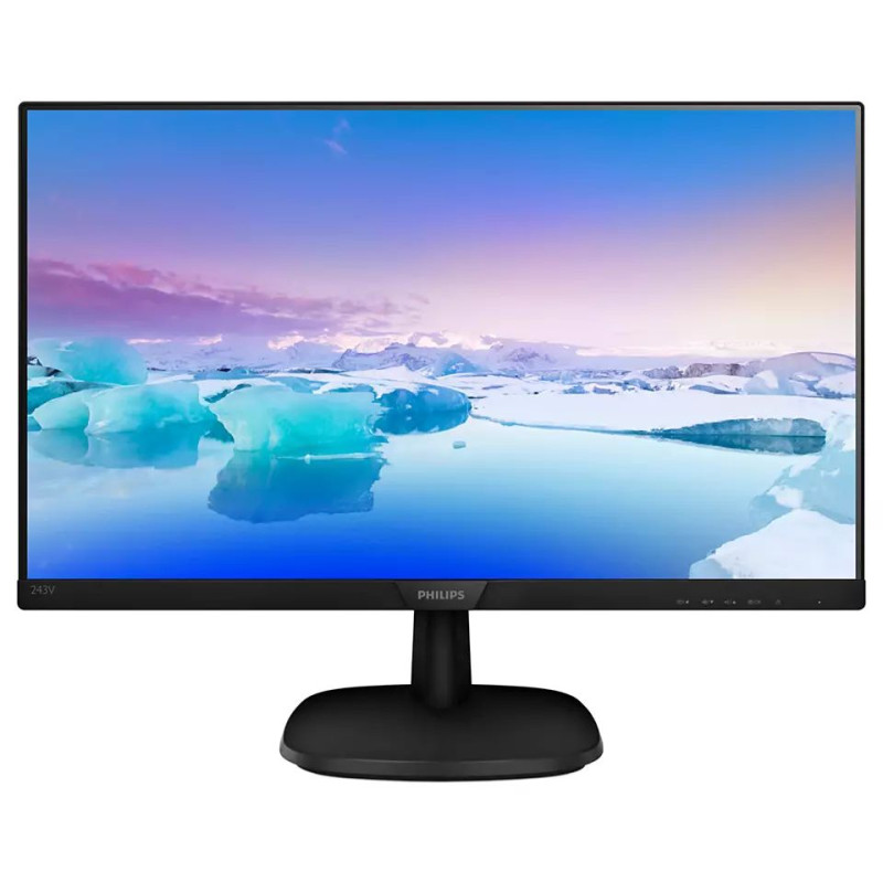 Computer Monitor Philips 24" 75Hz FHD IPS Color: black - official Importer