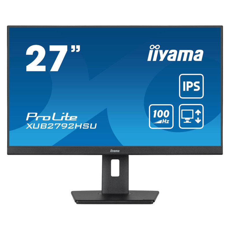 Gaming Monitor IIYAMA ProLite XUB2792HSU-B6 27" 100Hz FHD IPS Color:black