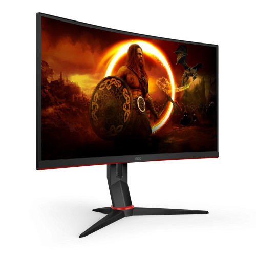 מסך גיימינג קעור AOC 27' FHD 240Hz 0.5ms VA 27" 240Hz VA - יבואן מקביל