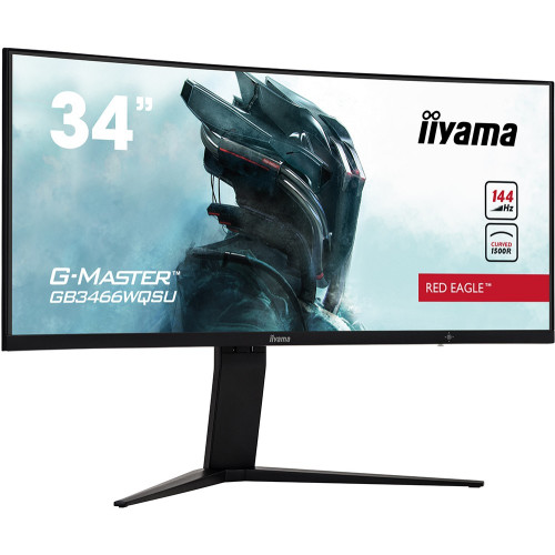 מסך גיימינג IIYAMA G-MASTER GB3466WQSU-B1 34" 144Hz 2K, QHD VA צבע שחור