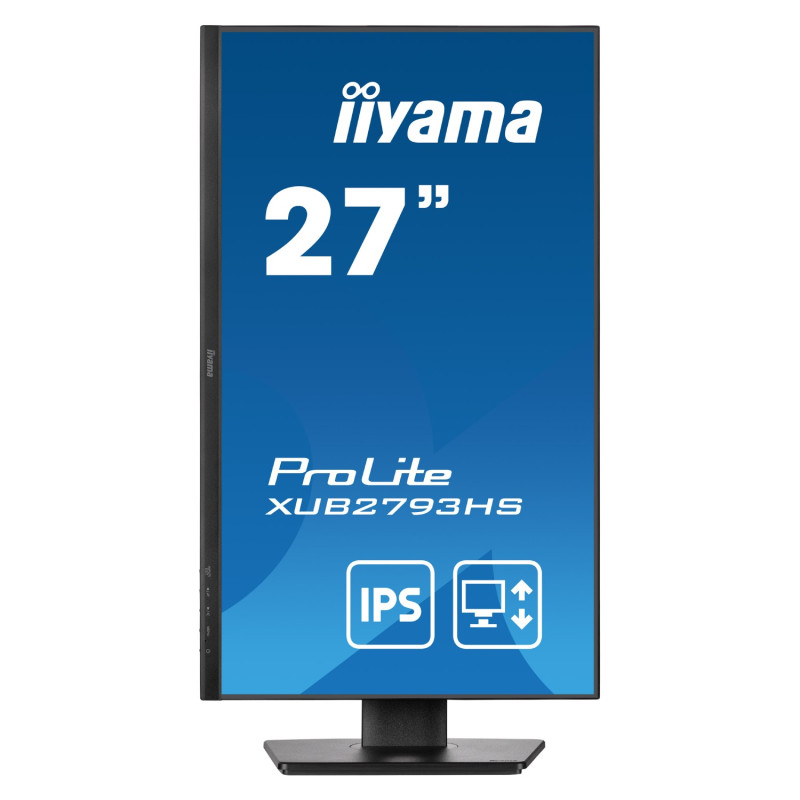 Gaming Monitor IIYAMA ProLite XUB2793HS-B6 27" 100Hz FHD IPS Color:black