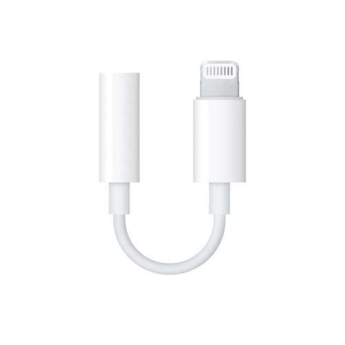 Аудио адаптер Apple Lightning to 3.5mm Headphone Jack Adapter Цвет: белый..