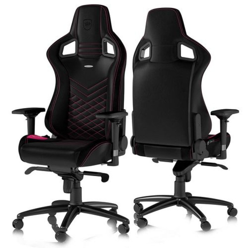 Игровое Кресло Noblechairs EPIC черный, розовый