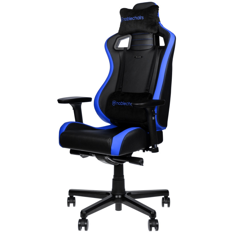 Игровое Кресло Noblechairs EPIC Compact черный/Carbon/Blue черный/קרבון/כחול