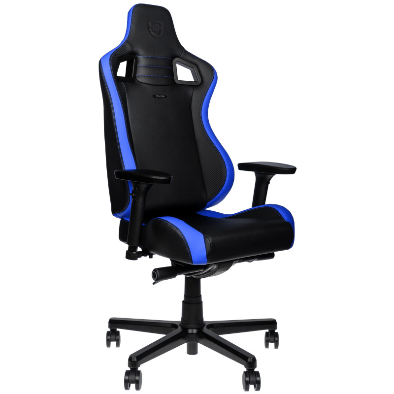 Игровое Кресло Noblechairs EPIC Compact черный/Carbon/Blue черный/קרבון/כחול