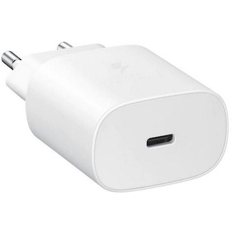 Fast Charger Samsung Type-C Charger 25W Color: white - official Importer