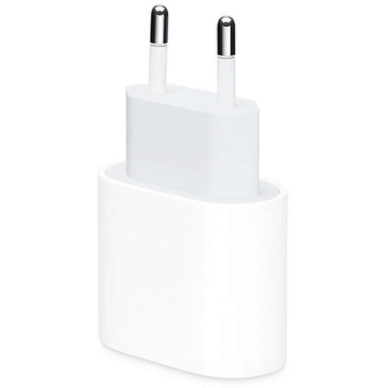 Fast Charger Apple 20W USB-C Power Adapter Color: white - official Importer..