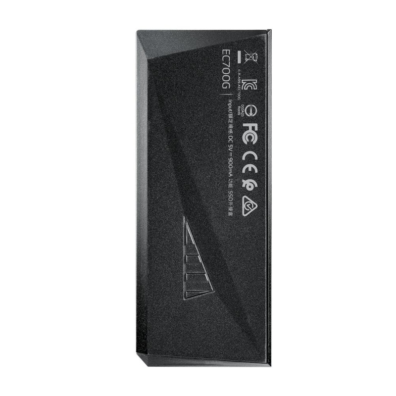 Case for SSD disk XPG EC700G Color: black..