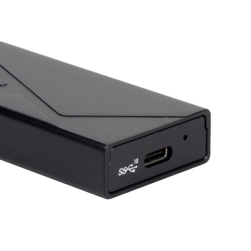 Adapter SilverStone USB-C 3.2 Gen2 10Gbps to NVMe/SATA M.2 Enclosure SST-RVS03